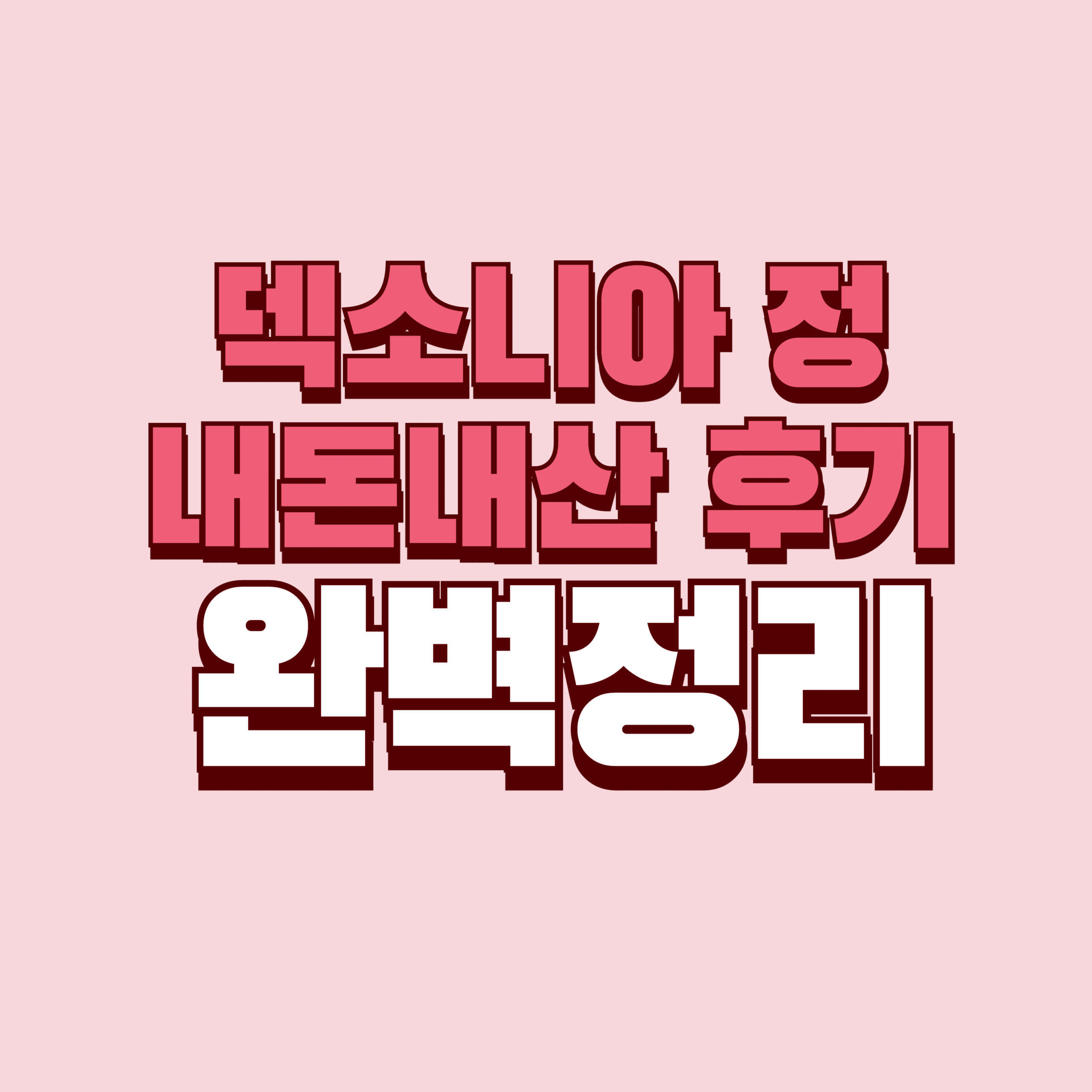 덱소니아 정 내돈내산 후기 부작용 효과 성분 다이어트 가격 완벽정리