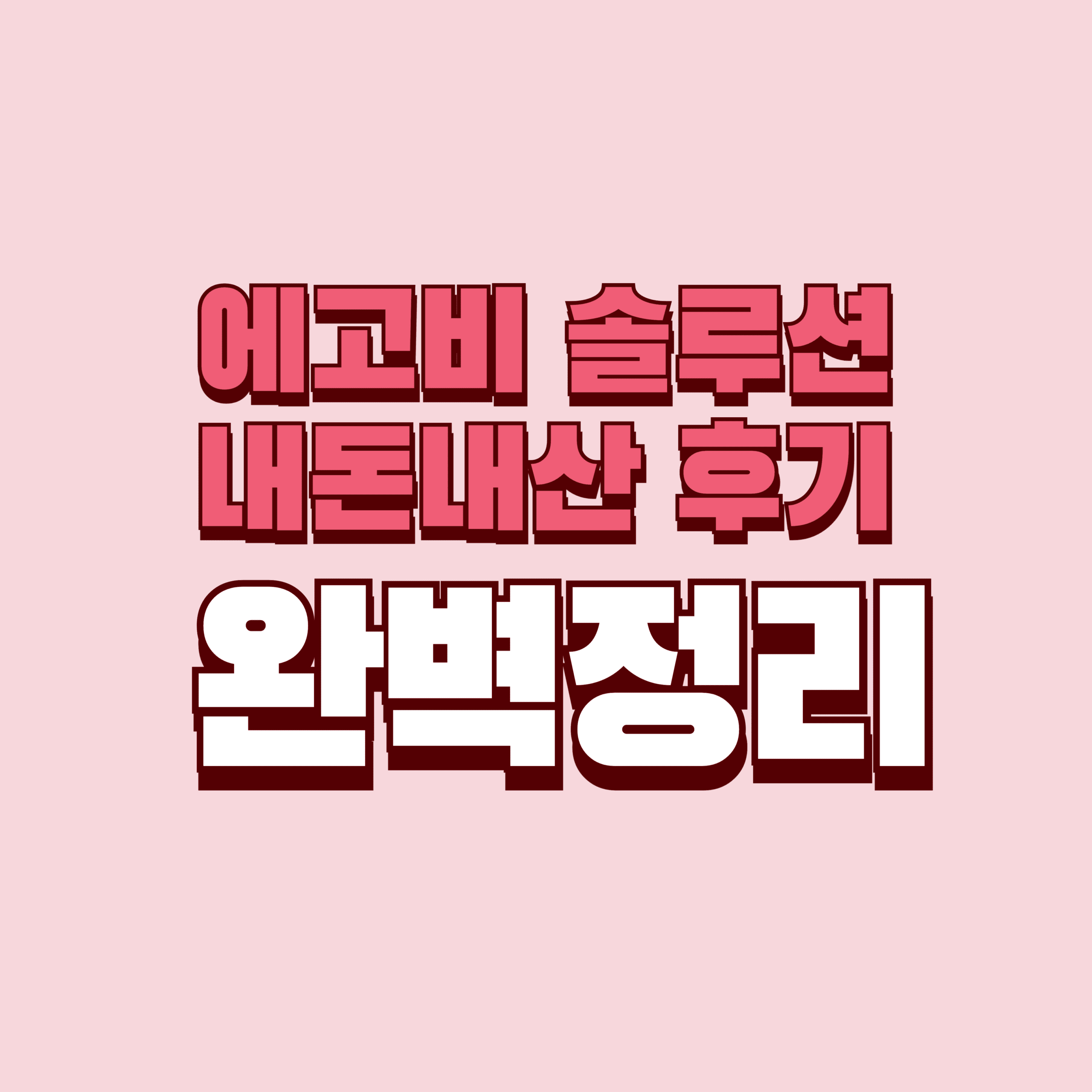 에고비 솔루션 내돈내산 후기 단점 효과 성분 가격 완벽정리