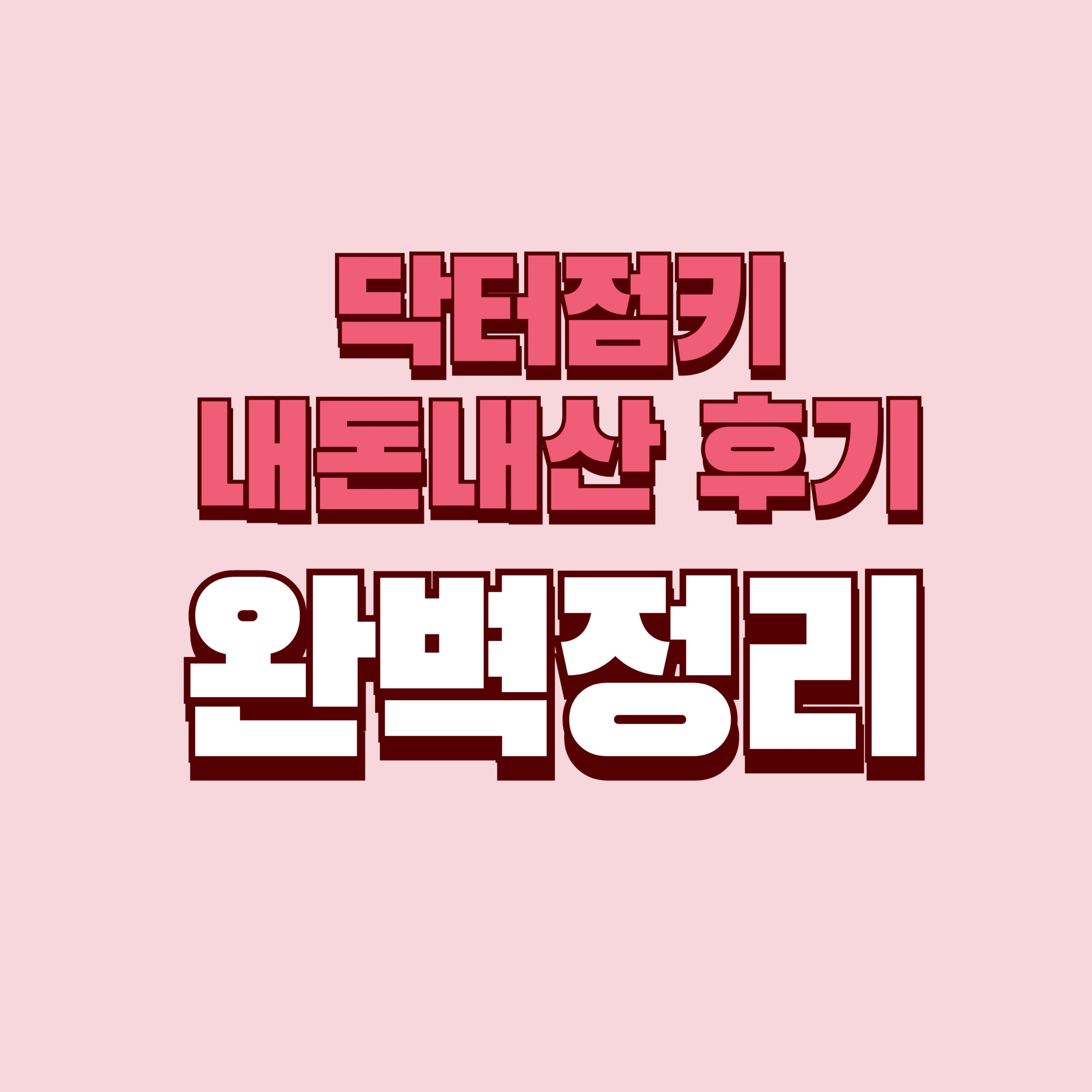 닥터점키 내돈내산 후기 효과 단점 성분 가격 완벽정리