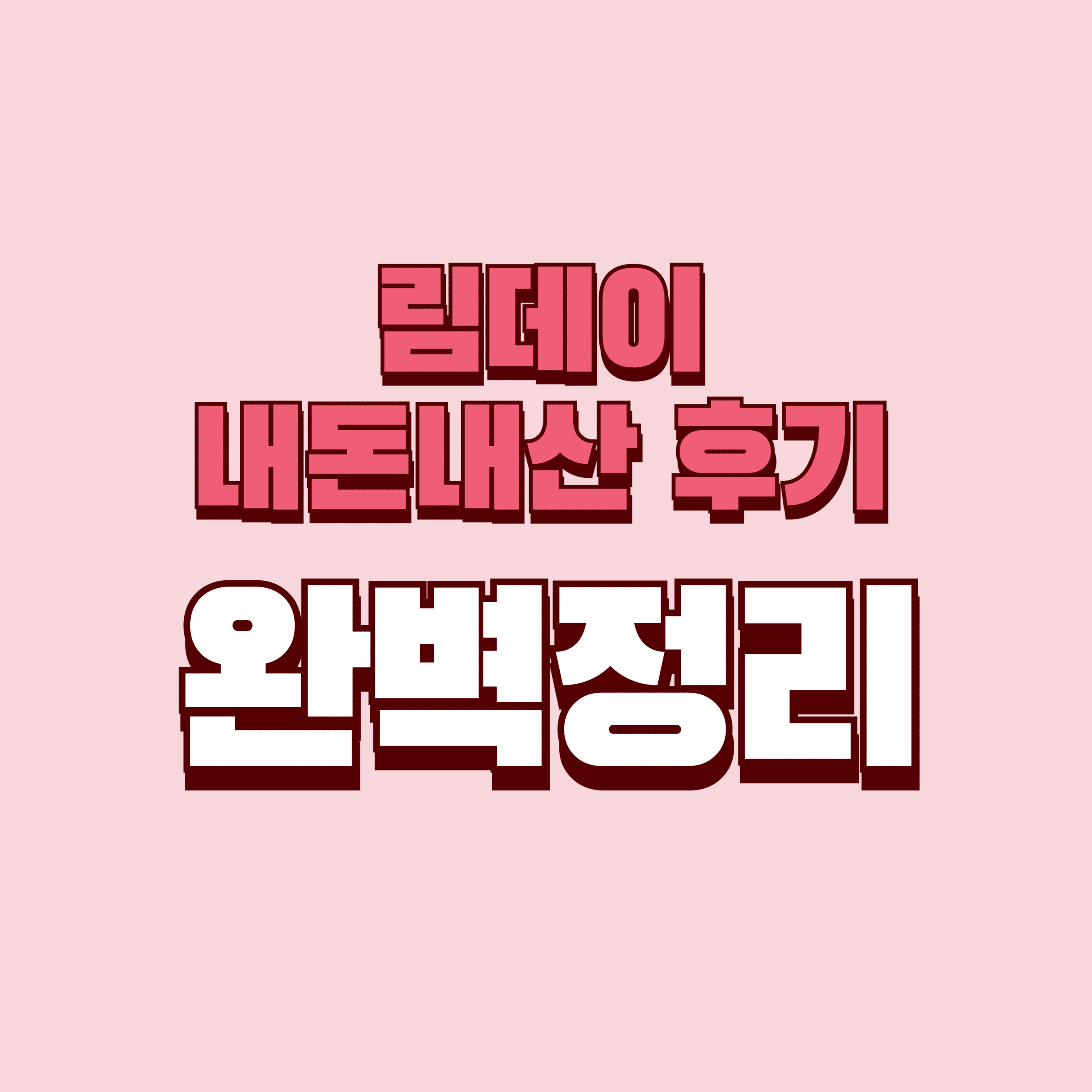 림데이 내돈내산 후기 찐후기 효과 부작용 성분 단점 성분 가격 완벽정리