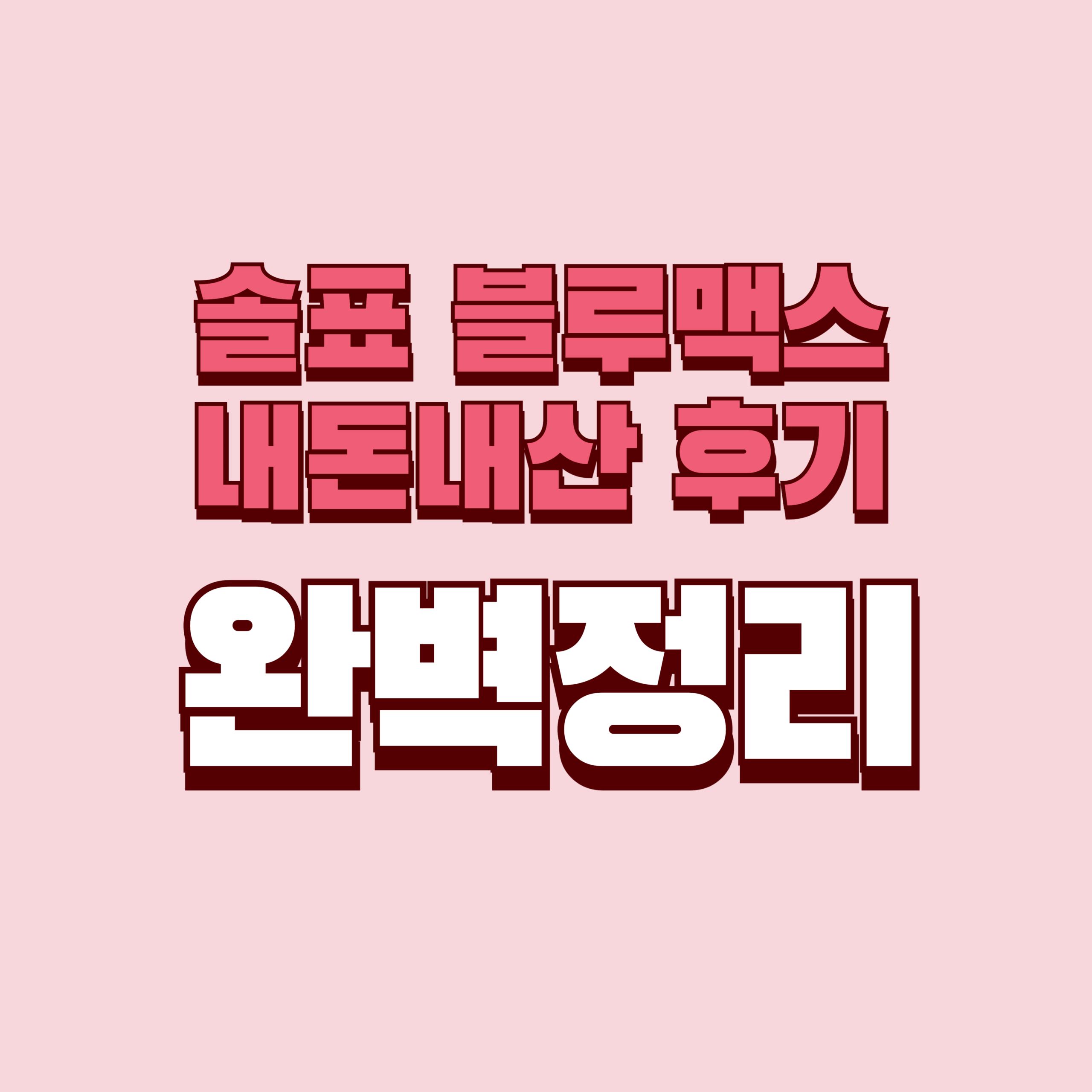 솔표 블루맥스 내돈내산 후기 찐후기 효과 부작용 성분 단점 성분 가격 완벽정리