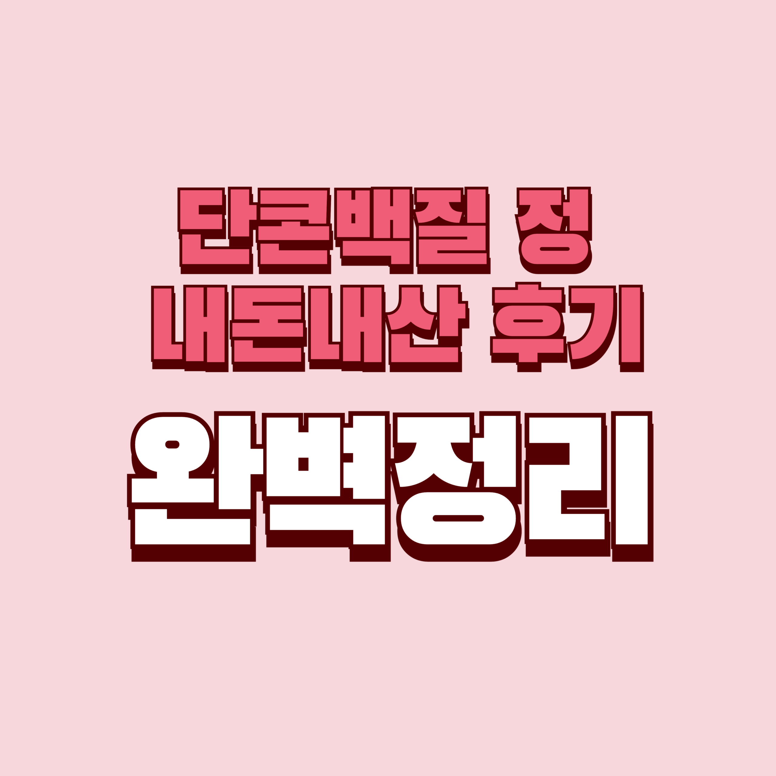단콘백질 정 내돈내산 후기 찐후기 효과 부작용 성분 단점 성분 가격 완벽정리